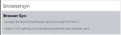 Instalar Browser Sync