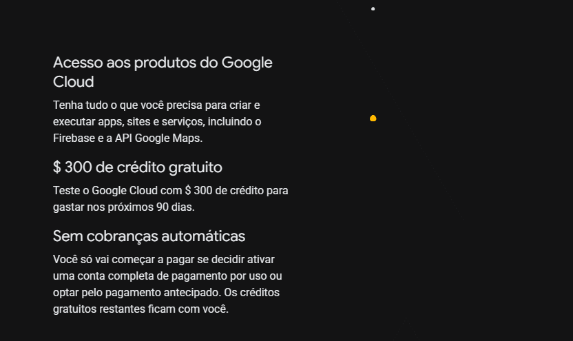 Informações para uso do Google Cloud