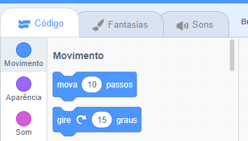 imagem com aba de código selecionada