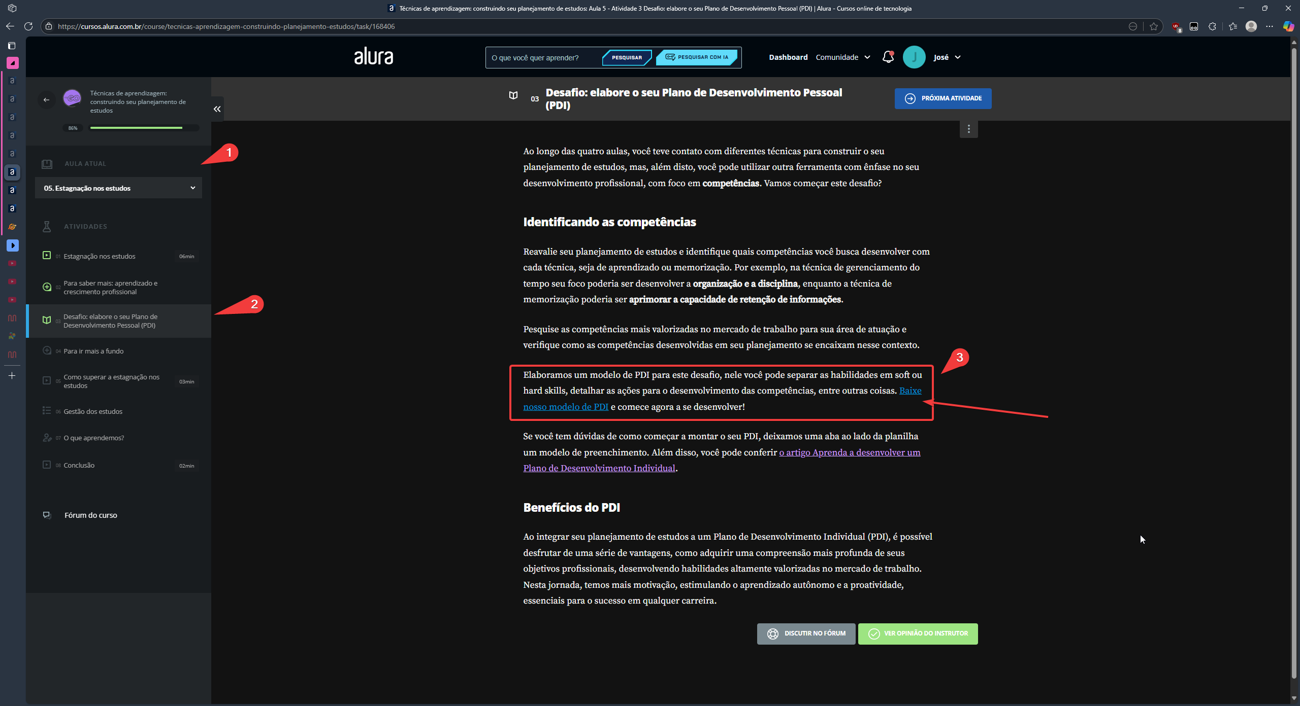Baixe nosso modelo de PDI!