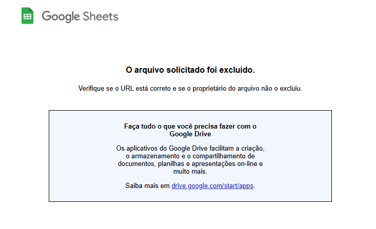 Imagem onde mostra que o arquivo solicitado foi excluído