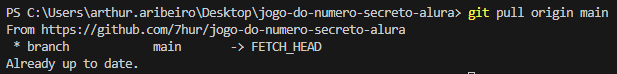 Utilizando o git pull.