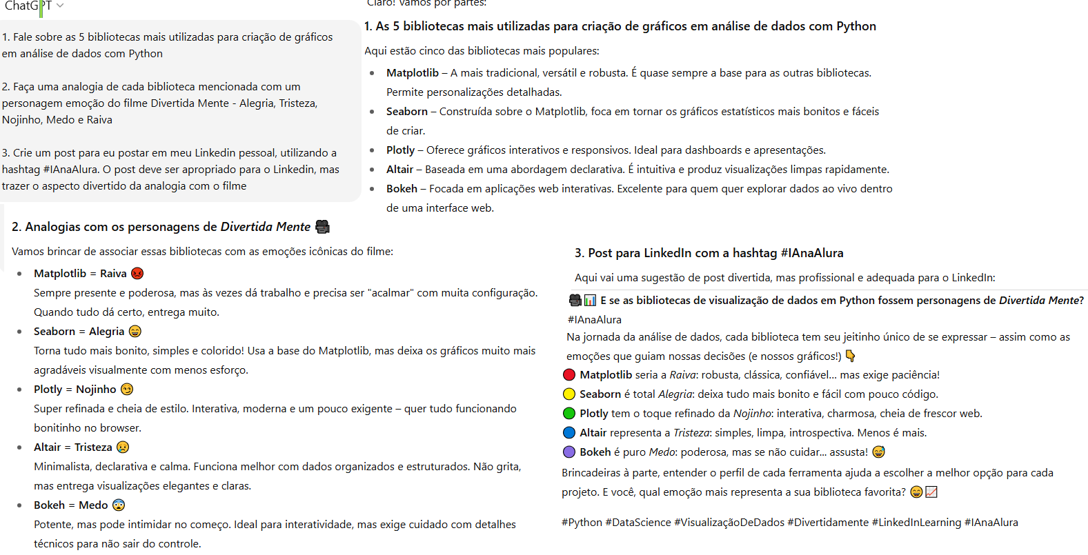 criando um post para o meu trabalho