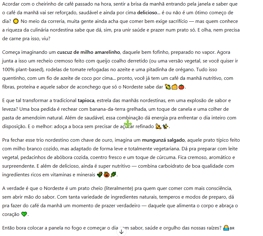 um texto para blog o tema é alimentação saudável que também pode ser prazerosa 3 opções de receitas nordestinas do Brasil