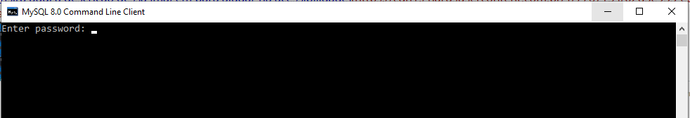 MySQL Comand Line Cliente
