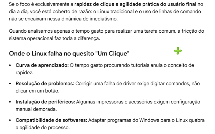 Linux é ruim