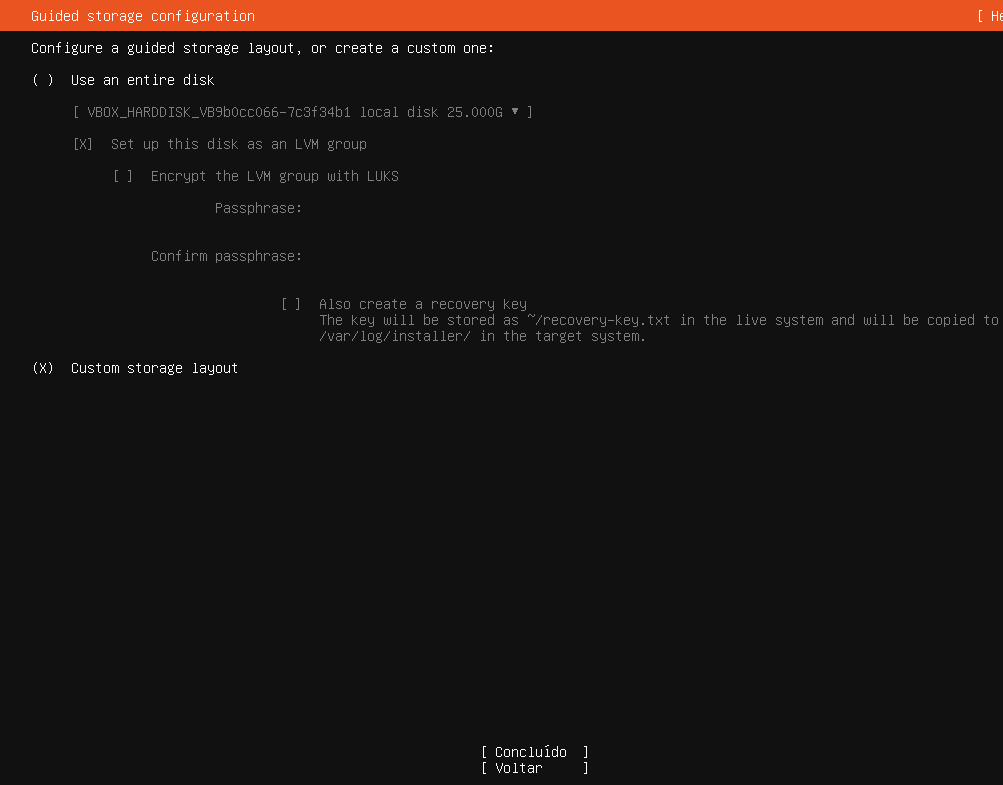 Tela linux