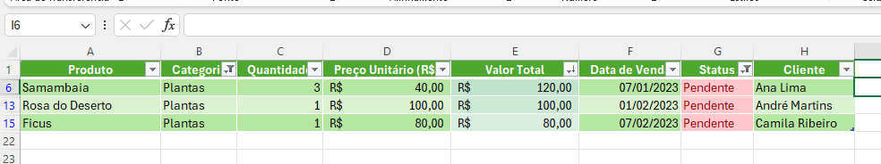 Resolução do Exercício