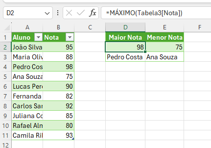 Resolução do Exercício
