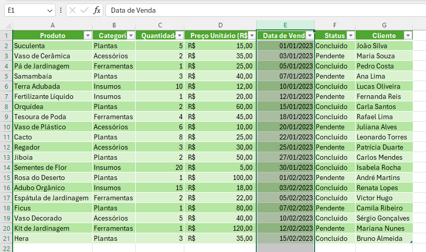 Resolução do Exercício