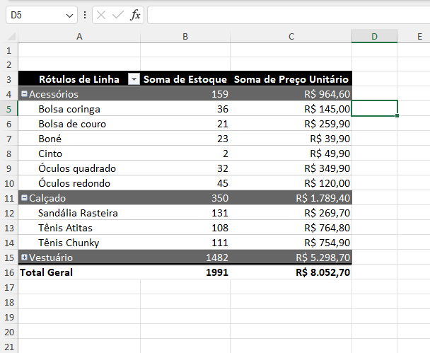 Resolução do Exercício