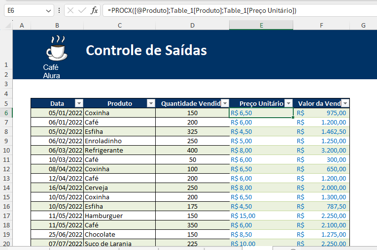 Resolução do Exercício