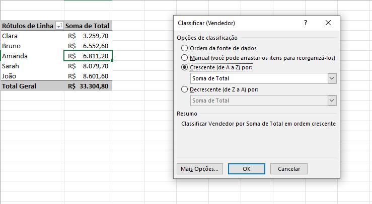 Resolução do Exercício