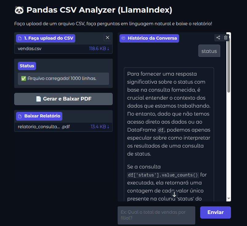 E aqui está um print de como ela se parece: