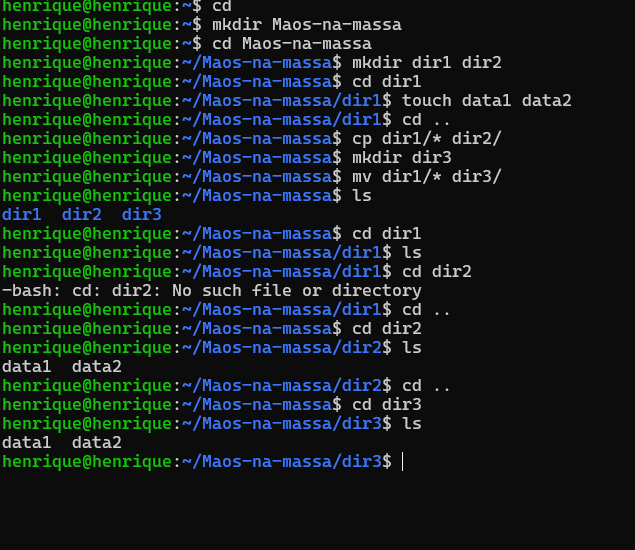 Copiando e movendo arquivos entre diretórios