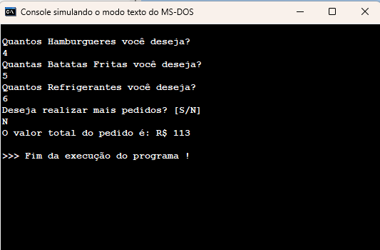 Print do Terminal contendo o resultado.