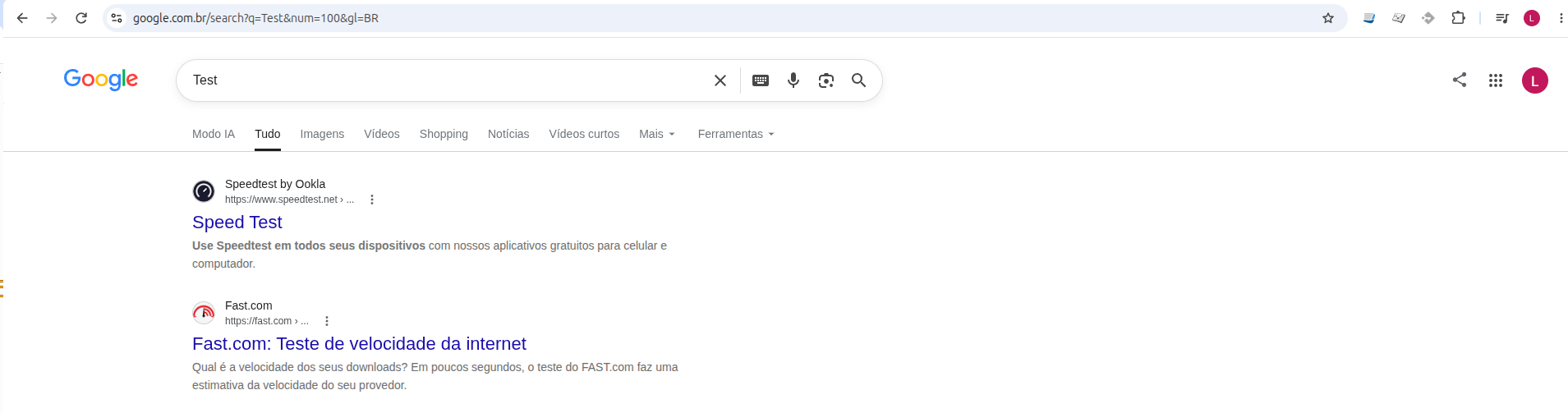 Imagem da pesquisa do Google