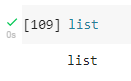 Objeto list