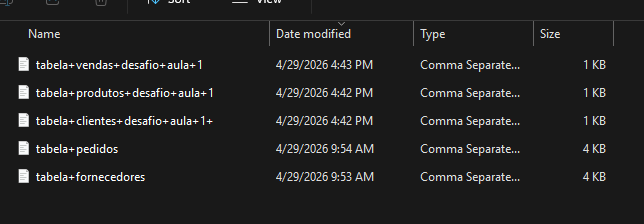 imagem de um print do explorador de arquivos do windows mostrando os arquivos baixados
