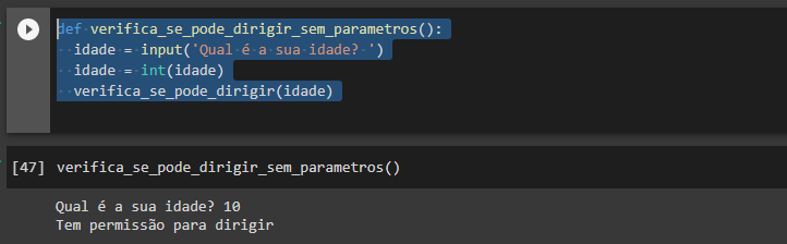 Tem permissão para dirigir!