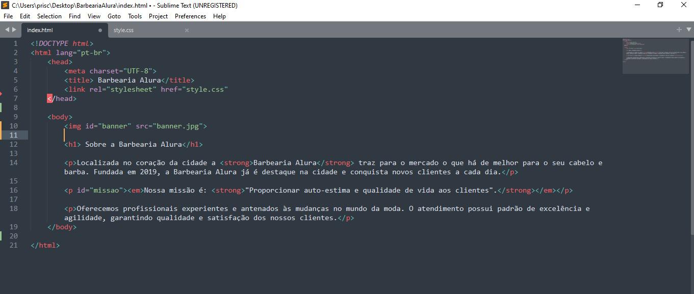 código html