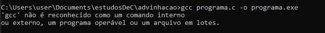 Olá pessoal, quando eu tento rodar o programa aparece essa mensagem, o que quer dizer?