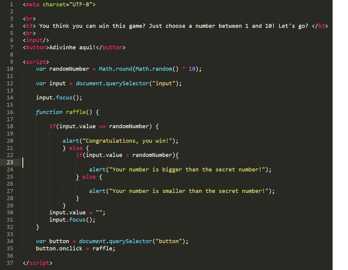 JavaScript e HTML: desenvolva um jogo e pratique lógica de programação