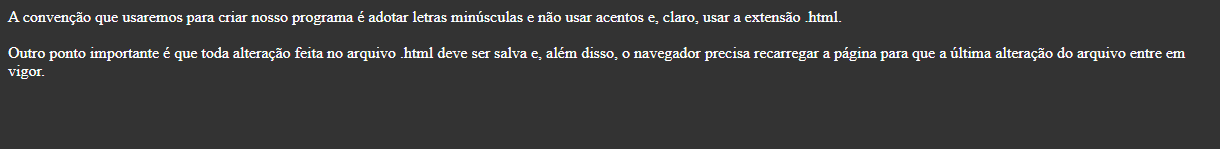 texto com duas quebras de linha