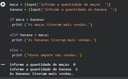 Teste com mais banana