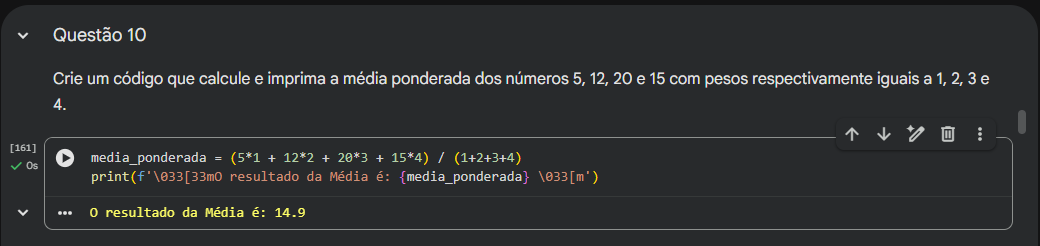 Questão 10