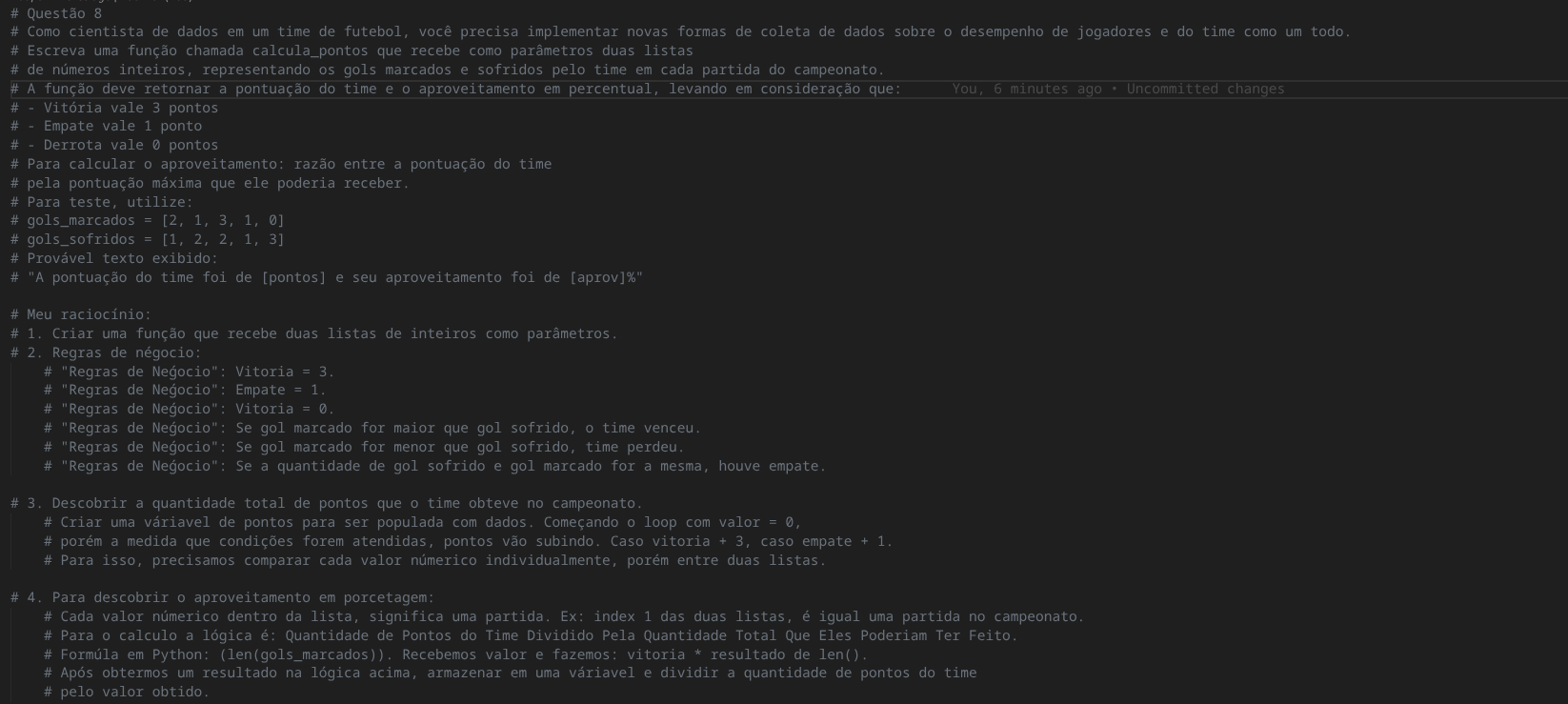Questão 8