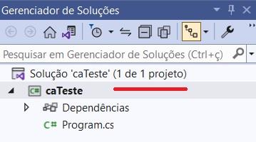 Gerenciador de Soluções