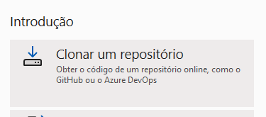 Introdução - Clonar um repositório