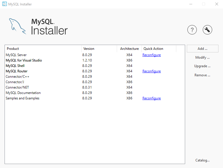 MySQL Installer