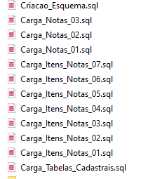 Arquivos SQL