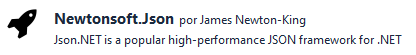 NuGet Newtonsoft.Json