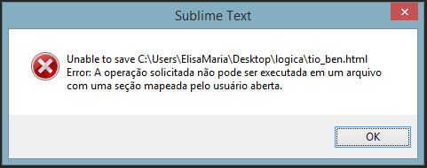 Olá! Alguem poderia me dizer por qual motivo não consigo guardar as mudanzas?