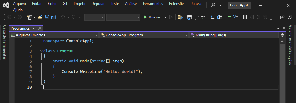 Imagem do Visual Studio 2022