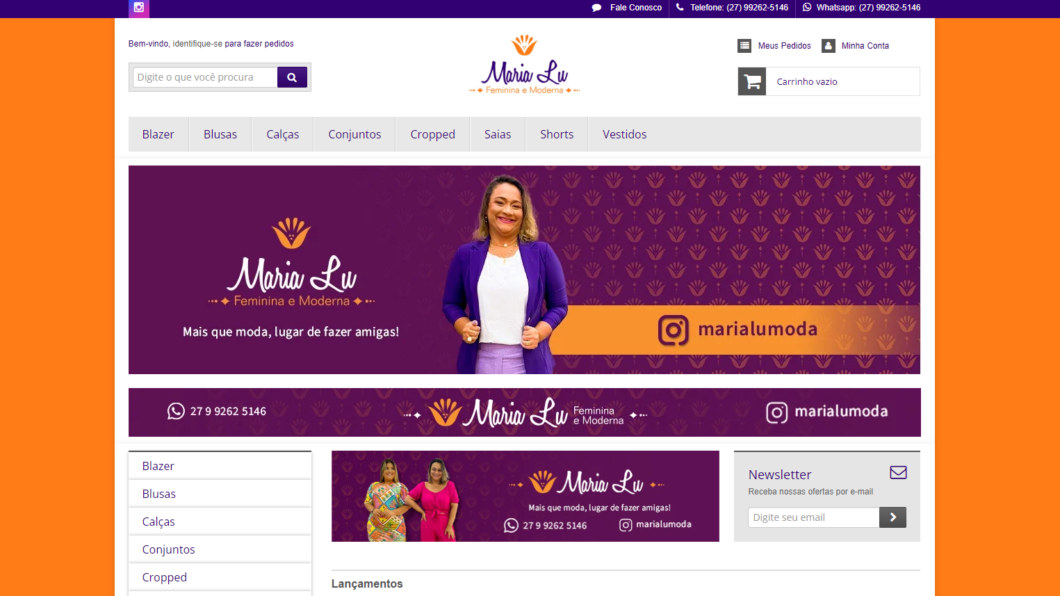 Loja Maria Lu Moda Feminina