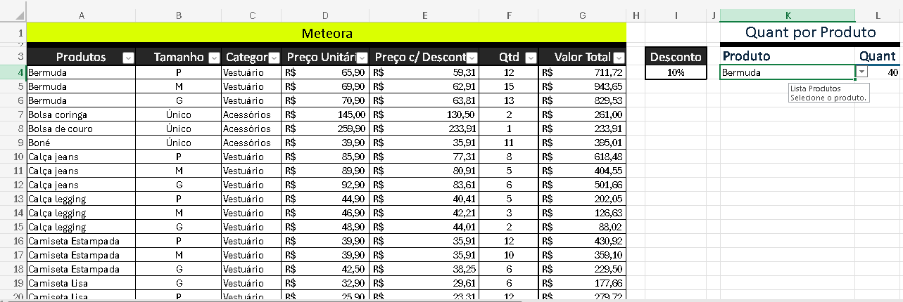 Validação de Dados