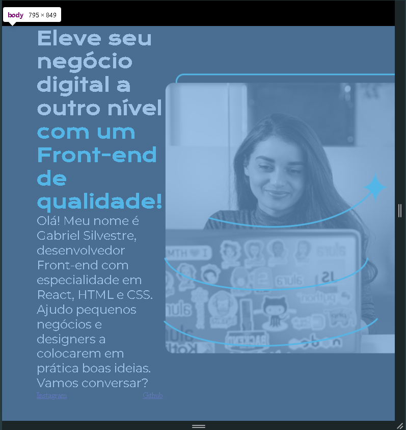 Print da inspeção do codigo