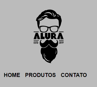 header do site movel da barbearia alura