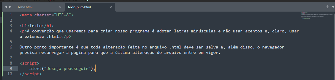 rascunho do código