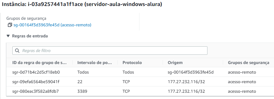 Security Group - Windows