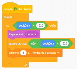 Código alterado para resolução de bug