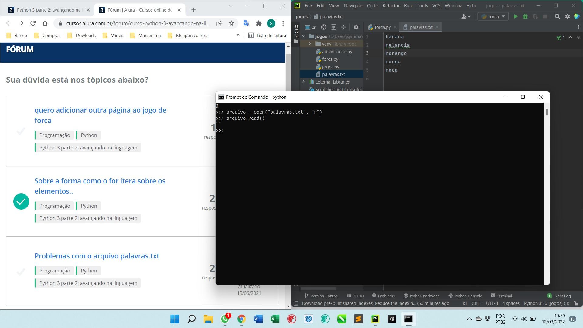 Programação com Python: Olhar  e ver