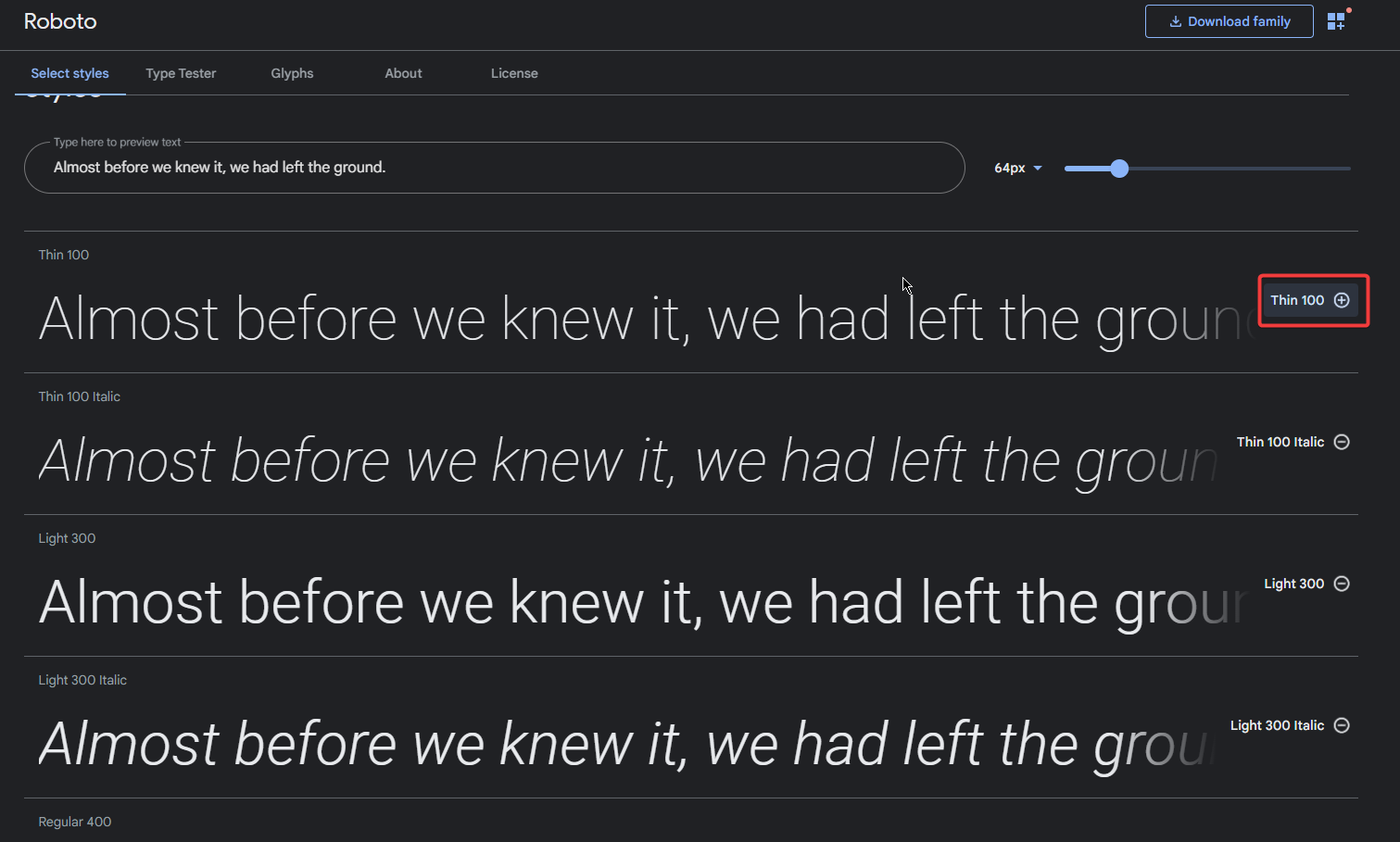 captura pantalla Google Fonts 2