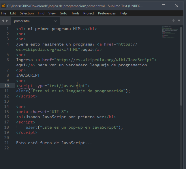 Mi primer HTML