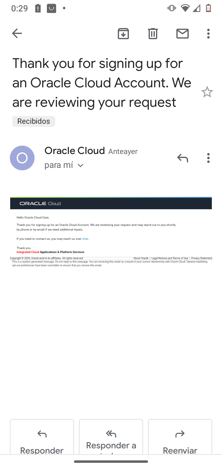 solo me llega notificación de que mi cuenta sera activada y que pueden ponerse en contacto