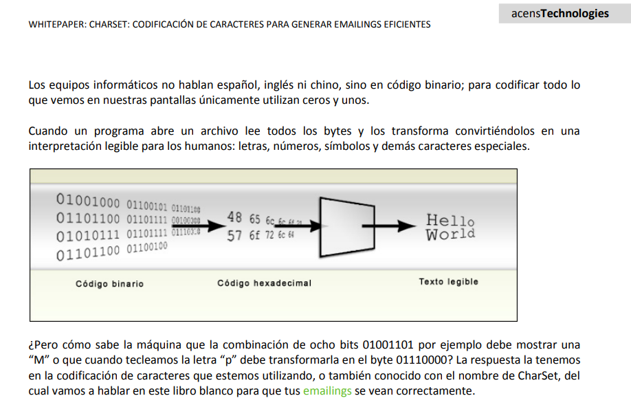 Referente web definicion META CHARSET